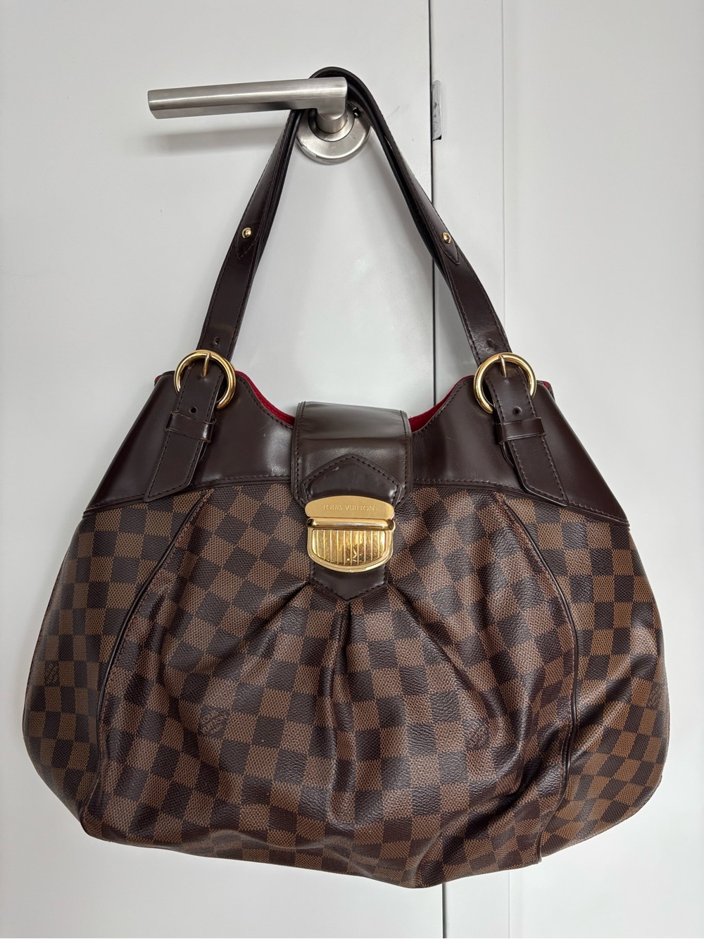 Louis Vuitton Damier Ebene Pattern bag with certificate of authenticity